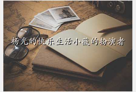 杨光的快乐生活小薇的扮演者