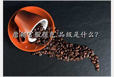 唐朝官服颜色 品级是什么?