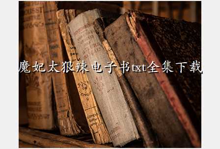 魔妃太狠辣电子书txt全集下载