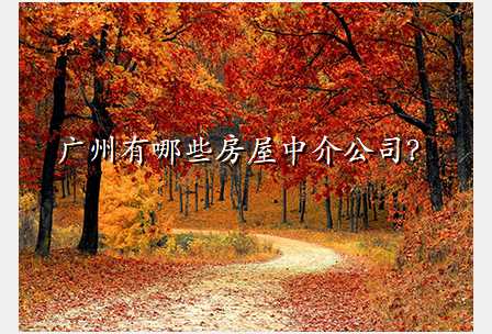 广州有哪些房屋中介公司?