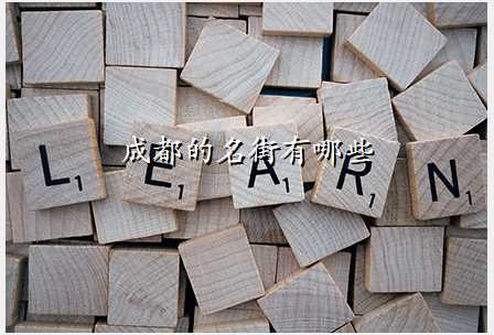 成都的名街有哪些