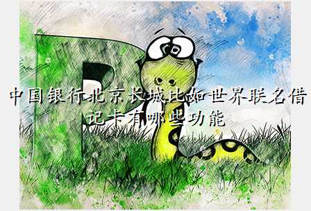 中国银行北京长城比如世界联名借记卡有哪些功能